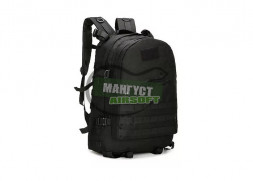 Тактический рюкзак 35L Outdoor Molle 3D Assault Military /AS-BS0010B/черный/ %