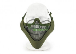 Защитная маска Tactical V0 Master Strike на нижнюю часть лица /AS-MS0089OD/олива/ 
