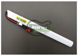 MPower Аккумулятор LIPO 7,4В 1100мАч 15-25C Stick (9,5 × 14 × 182) мм /серия АК, MP5, МР5К/Т-разъем/ 