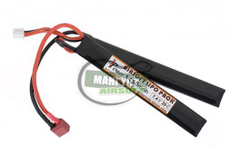 IPower Аккумулятор 7.4В LiPO 1450мАч 20C /размеры (7x16.5x116) мм *2 /двухлепестковый/Т-разъем