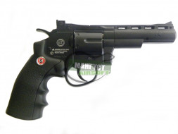 Страйкбольный револьвер WG Revolver 4" full metal CO2