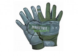 DAGGER Перчатки Hard Knuckle Assault /Green &amp; Gray / размер M/DI-1206
