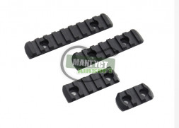 BIG DRAGON Комплект RIS планок на M-LOK цевье /3,5,7 и 9 слотов/черный/BD4162B/  