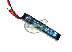 Blue MAX Аккумулятор  11,1В 1100мАч 20C stick /18x19x102mm/ SR-3M, AUG, G36, М-серия цевье, MP40/Т-разъем/