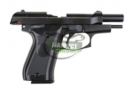 WE Страйкбольный пистолет BERETTA M84 GBB Professional Training (Green Gas) 