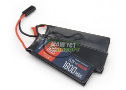 Blue MAX Аккумулятор 11.1В 1800мАч 30C (60С burst) /3х(34х7х102) мм /3х лепестковый/ 