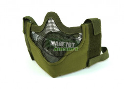 Защитная маска Tactical V8 на нижнюю часть лица/олива/ AS-MS0088OD  