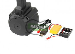 CYMA Бункерный магазин МP5 /electric control/1200 шаров/HY-399/ 
