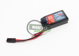 Blue MAX Аккумулятор 11,1В 1400мАч 30C (60С burst) PEQ (mini brick) /34 x 22,3 x 72,5 мм/PEQ/AN-15, AUG, P90, MP-40, ПКМ, РПК, M-249, приклад весло/