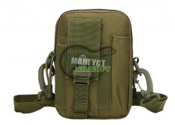 Сумка наплечная Tactical Molle Small /17x12x9cm/ AS-BS0067OD/ % 
