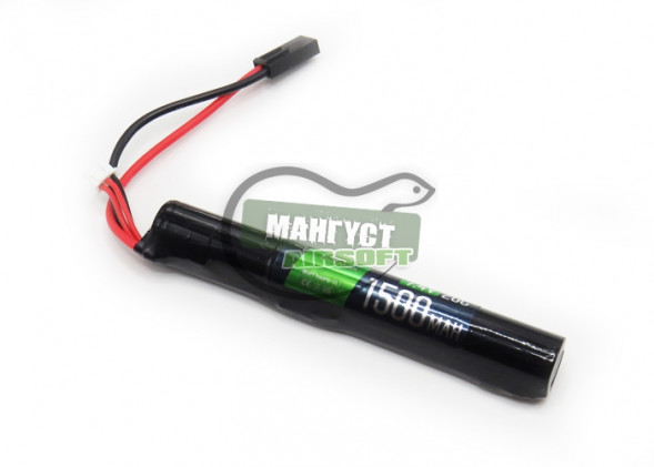 Blue MAX Аккумулятор Li-Ion 7,4v 1500 mAh 20С АК тип /20 х 135 мм/