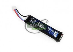 Blue MAX Аккумулятор 7,4В 550мАч LIPO AEP (81 х 23 х 12) мм /для электропистолетов/