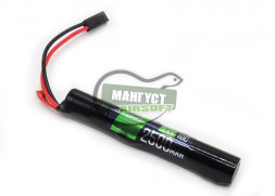 Blue MAX Аккумулятор Li-Ion 7,4v 2500 mAh 10С (25А) АК тип /20 х 135 мм/