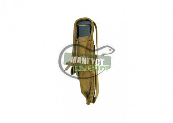  Tornado Airsoft Подсумок универсальный под пистолетный магазин с клапаном/Coyote Brown/